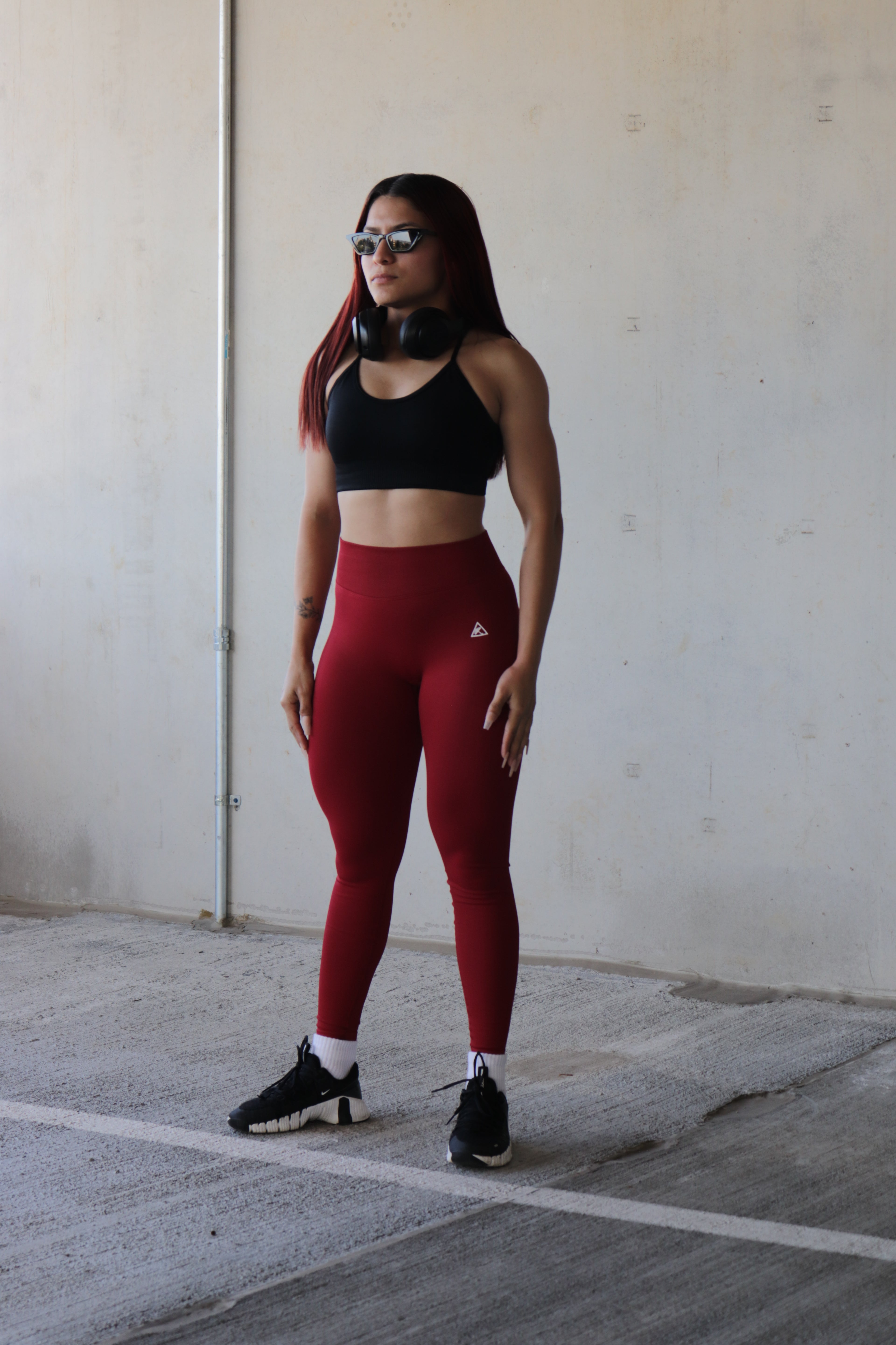 Umbrella Society - Burgundy Legging