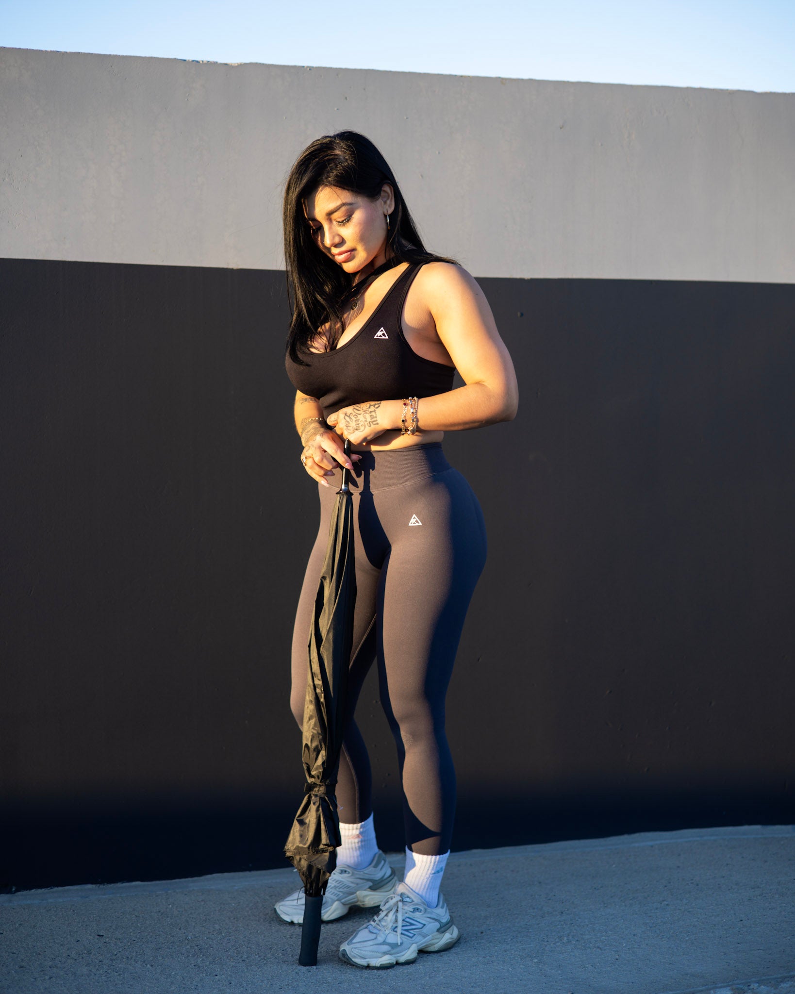 Umbrella Society - Black Sports Bra